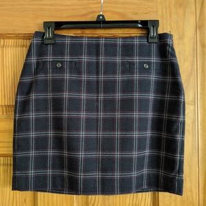 Banana Republic plaid skirt